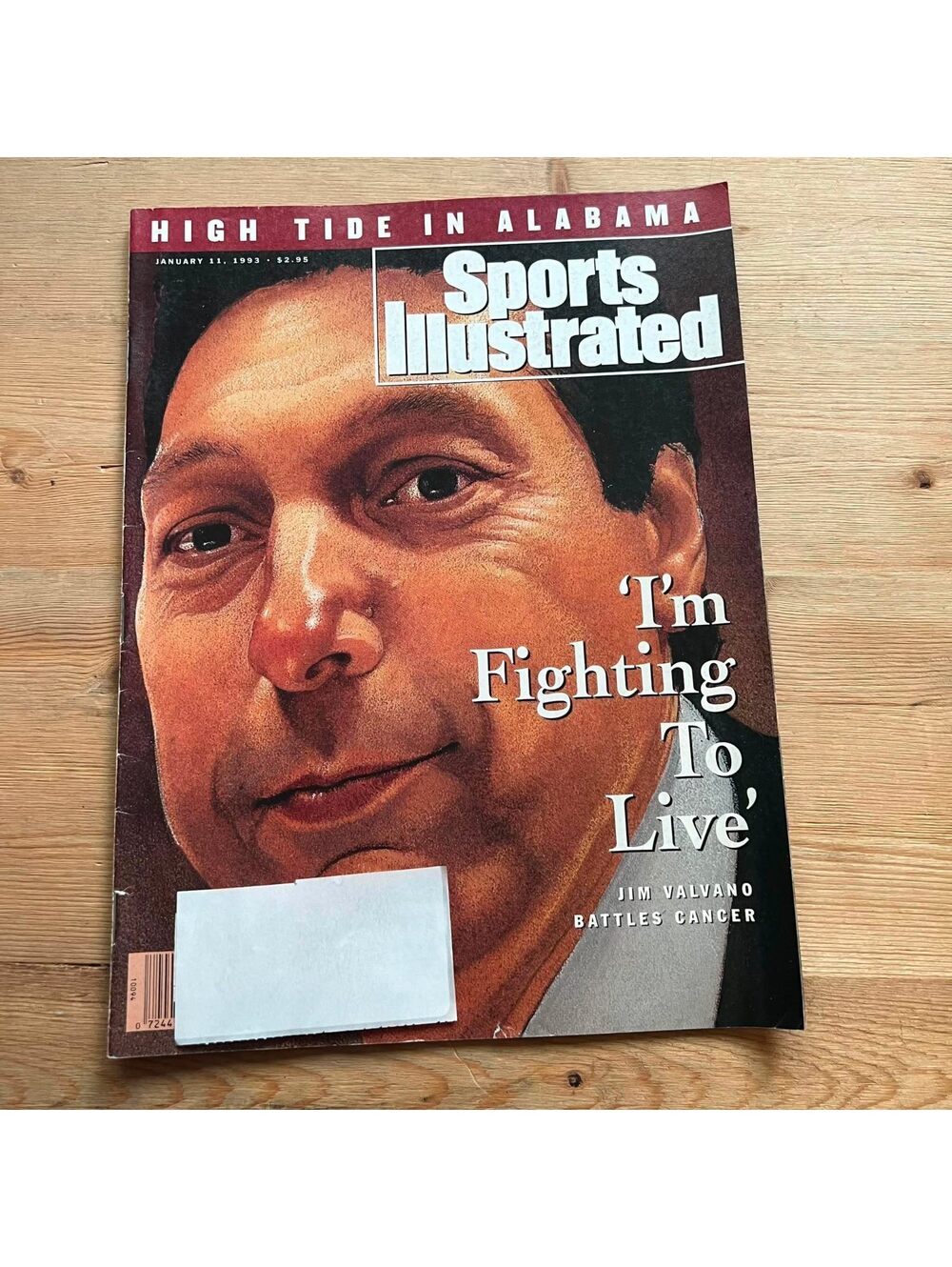 Sports Illustrated I'm Fighting to Live January 11, 1993 Magazine BK03
